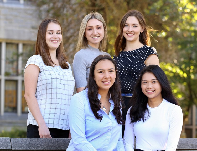 Five Spitz Fellows pictured together